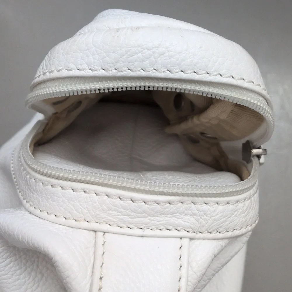 Vera Pelle White Shoulder Bag - Picture 7 of 11
